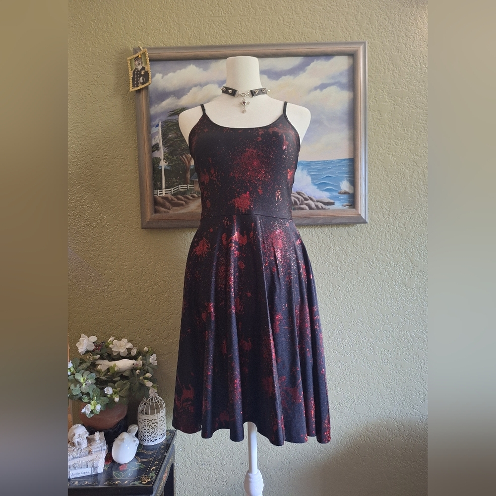 Blackmilk Disco Blood Splatter Dress